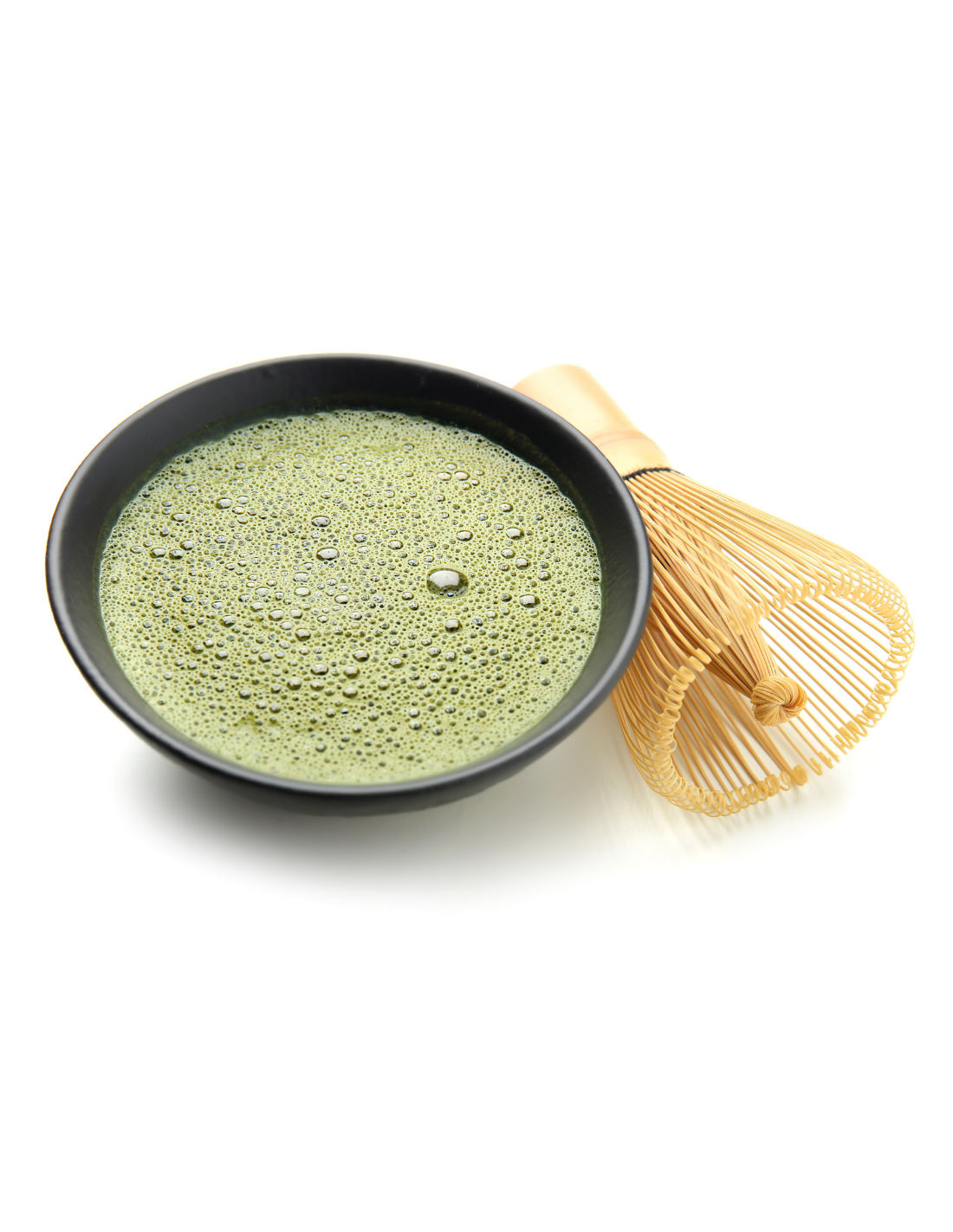 cucchiaino da tè perfetto per tè verde e tè Matcha in bambù naturale colore: Bianco HBWHY Frusta da tè in bambù Matcha 