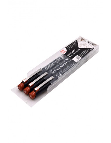 Refill cartridge for Japanese Brush Pen Fude Kuretake No.22 Manga Sumie  Black